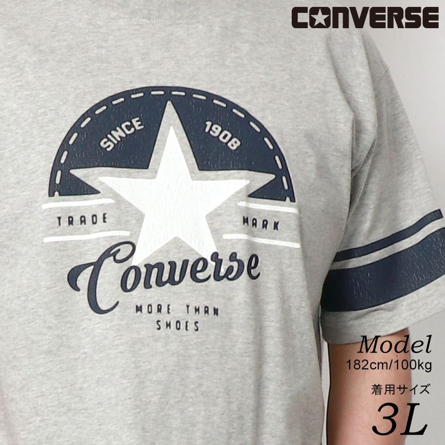 【大きいサイズ】CONVERSE コンバース Tシャツ 大きいサイズ メンズ 夏 ロゴ プリント 半袖 ティーシャツ アメカジ カジュアル