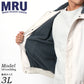 【大きいサイズ】MRU エムアールユー 裏フリース ナイロンジャケット ブルゾン メンズ 大きいサイズ キングサイズ 撥水加工 防寒