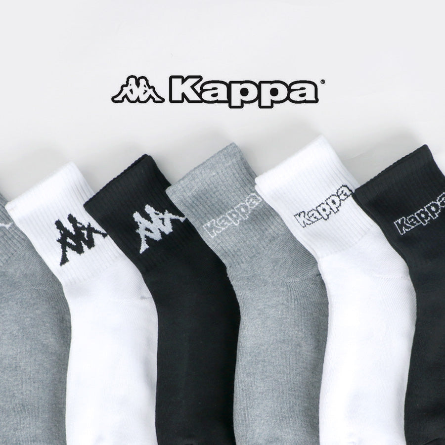 【大きいサイズ】Kappa カッパ クルーソックス クォーターソックス アンクルソックス 大きいサイズ 靴下 6足組