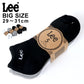【大きいサイズ】Lee リー スニーカーソックス ショート 短 大きいサイズ 靴下
