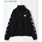 SMILEY FACE スマイリーフェイス スウェット トレーナー メンズ 裏起毛 ビッグシルエット ゆったり ハーフジップ シンプル ロゴ入り 長袖 大きいサイズ レディース（0122510147）