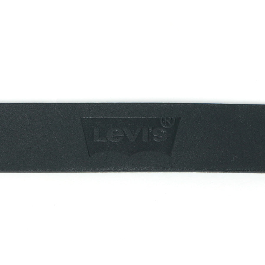 Levi's リーバイス 本革 レザー 牛革 帆型 無地 レザーベルト 牛革ベルト 革ベルト