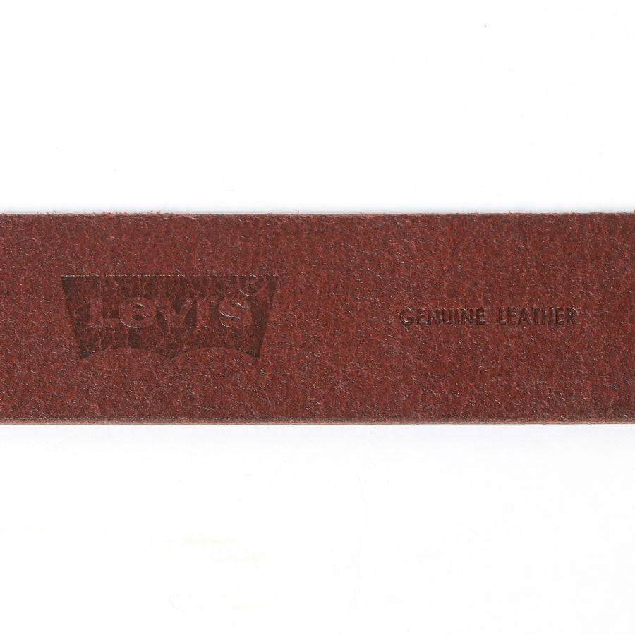 Levi's リーバイス レザーベルト ロゴ シンプル ビジネス ベルト 牛革ベルト 革ベルト