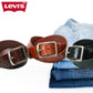 Levi's リーバイス レザーベルト ロゴ シンプル ビジネス ベルト 牛革ベルト 革ベルト