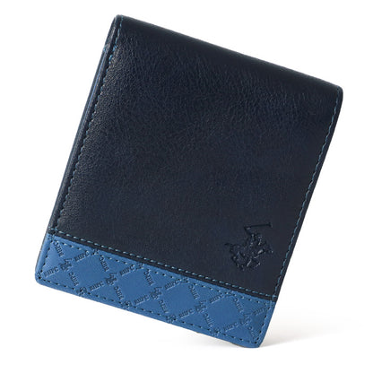 BEVERLY HILLS POLO CLUB ビバリーヒルズポロクラブ 財布 メンズ PUレザー 合成皮革 二つ折り財布 さいふ サイフ シンプル ブランド ロゴ 札入れ 小銭入れ カードポケット コンパクト ミニマル（7738490133）