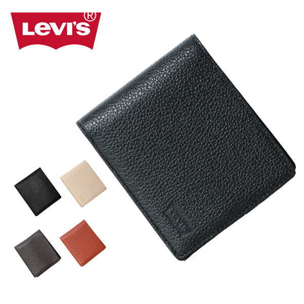 Levi's リーバイス 二つ折り財布 小銭入れあり 牛革 本革 ソフトレザー ウォレット