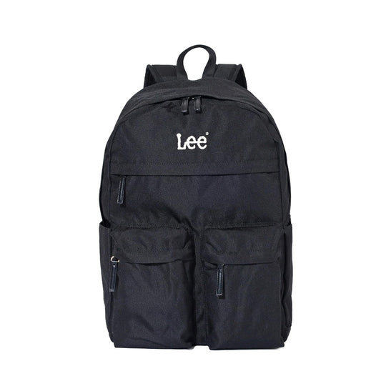 Lee リー 刺繍 ロゴ ポケット リュック メンズ レディース ユニセックス 撥水加工 バックパック 大容量 フロントポケット×3 サイドポケット×2 ロゴ刺繍 バッグ カバン 通勤 通学 旅行（7747840010）