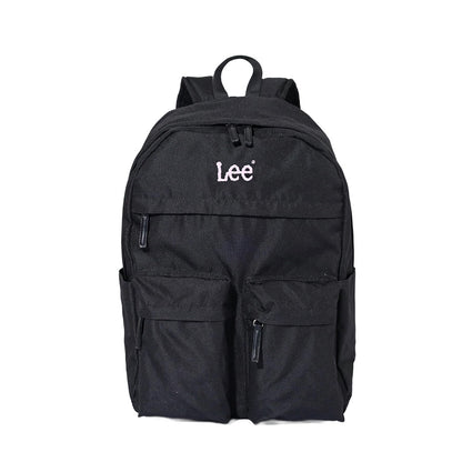 Lee リー 刺繍 ロゴ ポケット リュック メンズ レディース ユニセックス 撥水加工 バックパック 大容量 フロントポケット×3 サイドポケット×2 ロゴ刺繍 バッグ カバン 通勤 通学 旅行（7747840010）