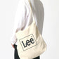 Lee リー ショルダーバッグ キャンバス 2WAY レディース メンズ ユニセックス トートバッグ ロゴプリント ミニボックスロゴ 刺繍 無地 バックポケット ミニポケット 収納 B4 大容量 通勤 通学 デイリーユース（7787840001）