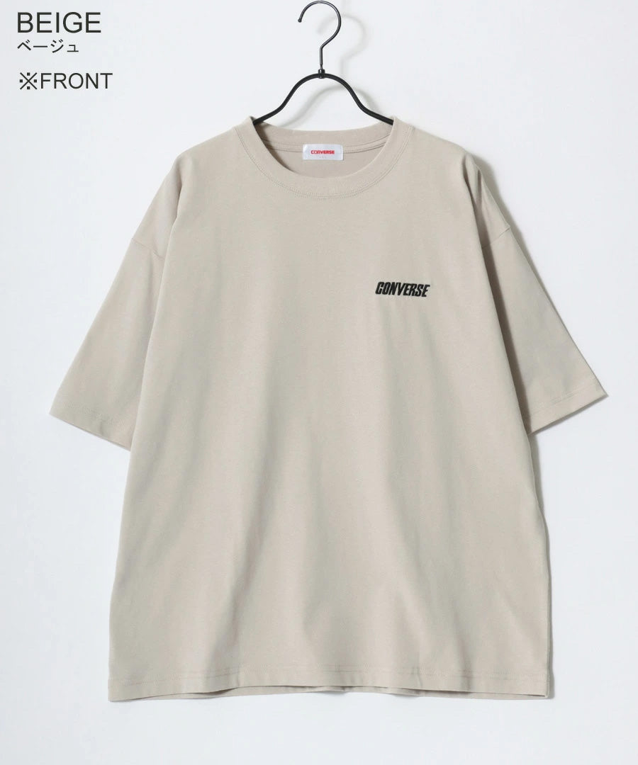 CONVERSE コンバース Tシャツ 半袖 メンズ レディース ユニセックス ブランド COOLMAX 吸水速乾 バックプリント ロゴ ワンポイント イージーケア ドライタッチ（0112281222）