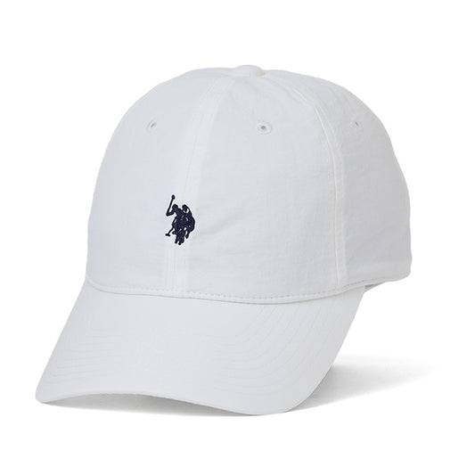 U.S. POLO ASSN. ユーエスポロアッスン ナイロンキャップ メンズ レディース ユニセックス ブランド ロゴ 刺繍 ローキャップ 撥水 吸水速乾 アジャスター付き サイズ調整可 カジュアル スポーツ（7817140011）