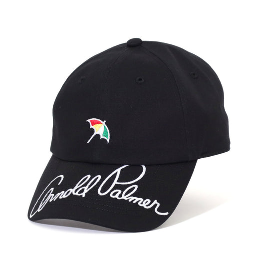 Arnold Palmer アーノルドパーマー ローキャップ メンズ レディース ユニセックス 浅め 帽子 綿100 ブランド 傘 アンブレラ ロゴ 刺繍 アジャスター サイズ調整可能 （7818870022）