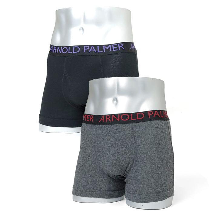 Arnold Palmer アーノルド パーマー ボクサーパンツ 2P 2枚組 メンズ アンダーウェア パンツ 下着 ブランド スポーツ ボクサーブリーフ 前開き 前あき（7821690048）