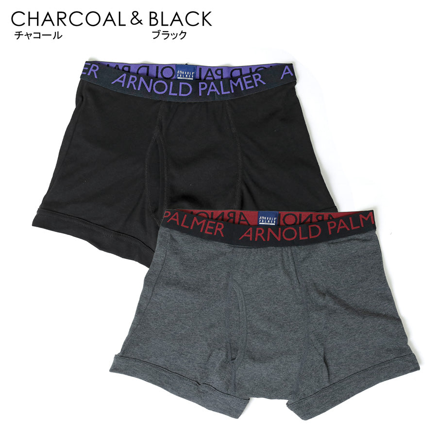 Arnold Palmer アーノルド パーマー ボクサーパンツ 2P 2枚組 メンズ アンダーウェア パンツ 下着 ブランド スポーツ ボクサーブリーフ 前開き 前あき（7821690048）
