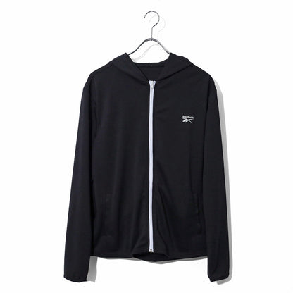Reebok リーボック 水陸両用 ラッシュガード メンズ レディース ユニセックス UVジャケット ジップパーカー ブランド ロゴ 山 川 海 プール 水着 ジョギング ランニング（7863610041）