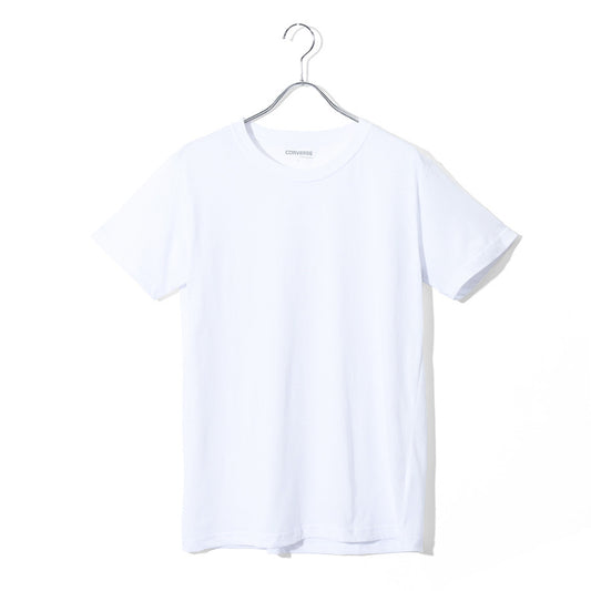 CONVERSE コンバース 2枚組 2P 丸首 Tシャツ メンズ レディース ユニセックス 無地 クルーネック 綿混 シンプル ベーシック アンダーウェア インナー 肌着 薄手（7881690001）