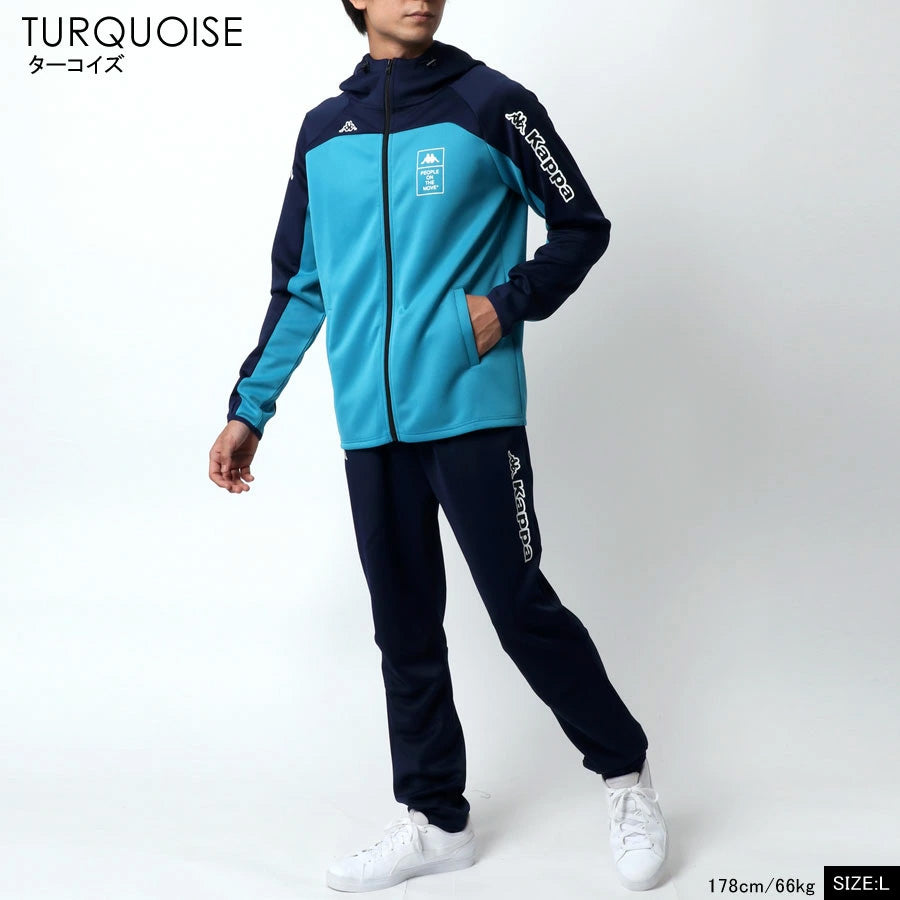 kappa カッパ ジャージ 上下 メンズ セットアップ スポーツウェア トレーニングウェア ブランド おしゃれ トップス パンツ 長袖 大きいサイズ ゆったり（0162520003）