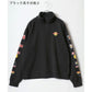SMILEY FACE スマイリーフェイス スウェット トレーナー メンズ 裏起毛 ビッグシルエット ゆったり ハーフジップ シンプル ロゴ入り 長袖 大きいサイズ レディース（0122510147）