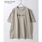 SITRY シトリー Tシャツ 半袖 メンズ レディース ユニセックス 綿100 別注 オーバーサイズ ビッグシルエット ワイドシルエット アニマル ゴースト ワンポイント刺繍 カットソー トップス（0115130027）