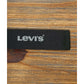 Levi's リーバイス GI ガチャベルト 35mm ブラックバックル 日本製 MADE IN JAPAN ブランド ロゴ ロングサイズ カジュアル ワーク 長さの調整～115cmまで可能（7718990029）