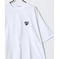 Lazar ラザル Tシャツ メンズ レディース ユニセックス 半袖 ロゴ ワンポイント 刺繍 ビッグシルエット オーバーサイズ ハート柄 カットソー（0115030058）