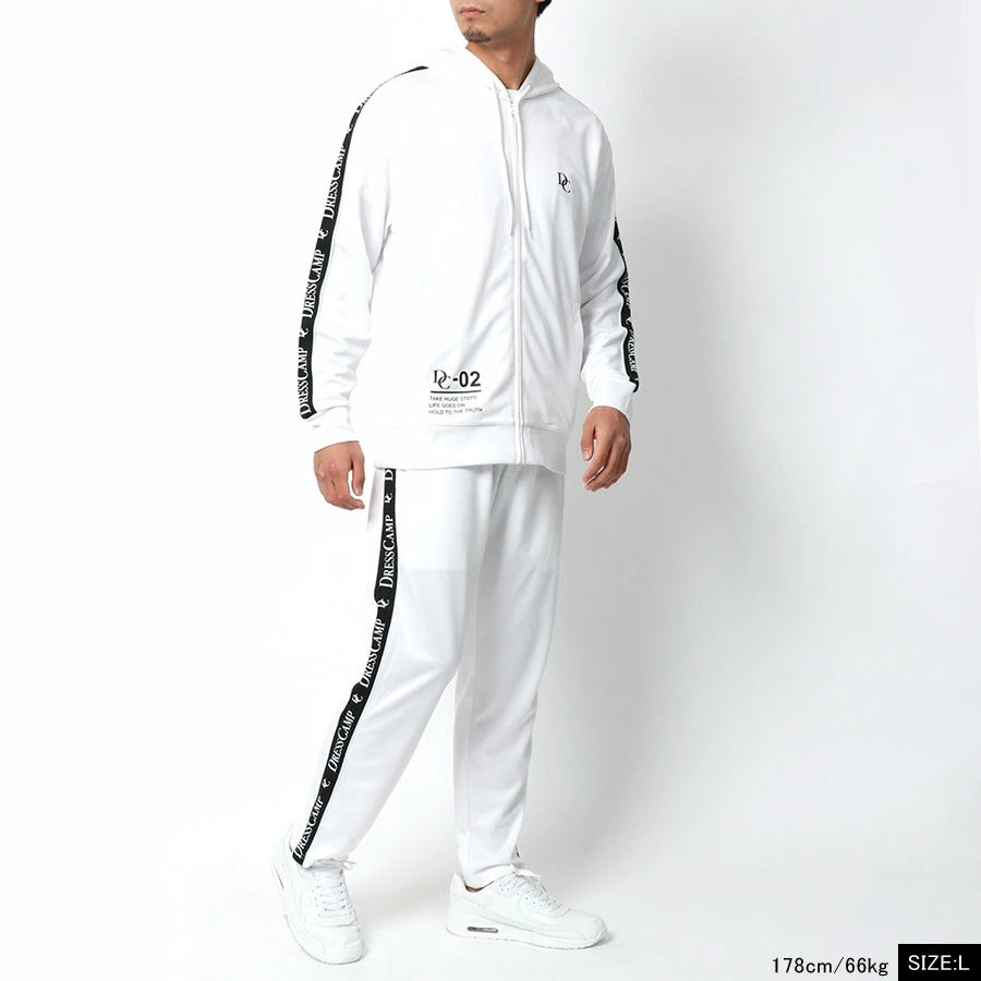 DRESSCAMP ドレスキャンプ セットアップ メンズ レディース ユニセックス ジャージ 上下 スポーツウェア トレーニングウェア ブランド おしゃれ トップス パンツ 長袖 大きいサイズ（0165030001）