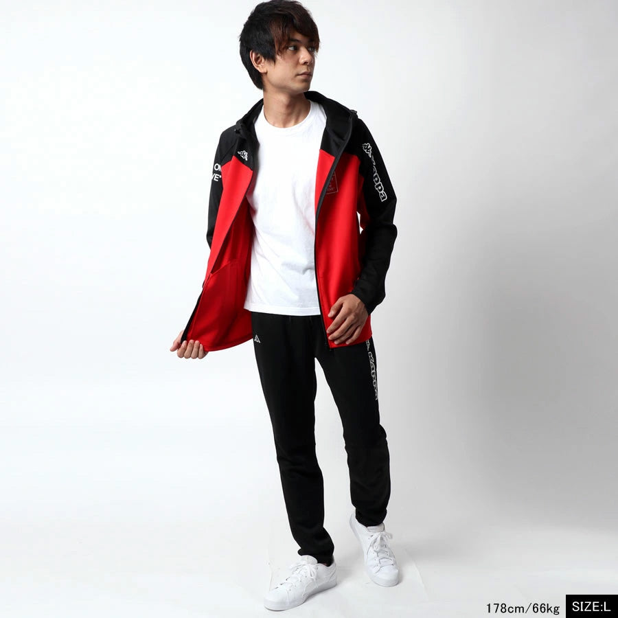 kappa カッパ ジャージ 上下 メンズ セットアップ スポーツウェア トレーニングウェア ブランド おしゃれ トップス パンツ 長袖 大きいサイズ ゆったり（0162520003）