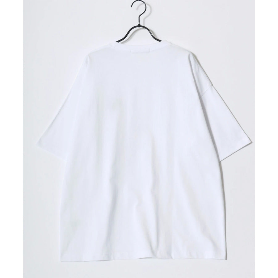 Lazar ラザル Tシャツ メンズ レディース ユニセックス 半袖 ロゴ ワンポイント 刺繍 ビッグシルエット オーバーサイズ ハート柄 カットソー（0115030058）