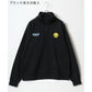 SMILEY FACE スマイリーフェイス スウェット トレーナー メンズ 裏起毛 ビッグシルエット ゆったり ハーフジップ シンプル ロゴ入り 長袖 大きいサイズ レディース（0122510147）