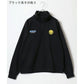 SMILEY FACE スマイリーフェイス スウェット トレーナー メンズ 裏起毛 ビッグシルエット ゆったり ハーフジップ シンプル ロゴ入り 長袖 大きいサイズ レディース（0122510147）