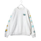SMILEY FACE スマイリーフェイス スウェット トレーナー メンズ 裏起毛 ビッグシルエット ゆったり シンプル ロゴ入り 長袖 大きいサイズ おしゃれ かわいい レディース（0122510146）