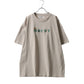 SITRY シトリー Tシャツ 半袖 メンズ レディース ユニセックス 綿100 別注 オーバーサイズ ビッグシルエット ワイドシルエット アニマル ゴースト ワンポイント刺繍 カットソー トップス（0115130027）