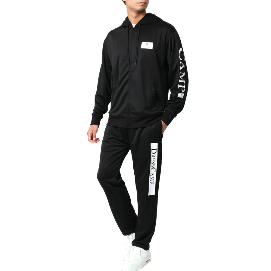 DRESSCAMP ドレスキャンプ セットアップ メンズ レディース ユニセックス ジャージ 上下 スポーツウェア トレーニングウェア ブランド おしゃれ トップス パンツ 長袖 大きいサイズ（0165030001）