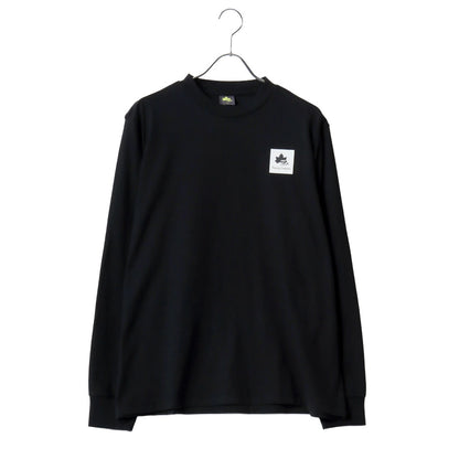 LOGOS park ロゴスパーク Tシャツ 長袖 メンズ レディース ユニセックス ワンポイント ボックス ロゴ ブランド ロンT アウトドア カットソー トップス リサイクル天竺 ベーシック（0112281291）