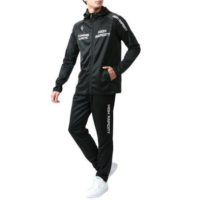 soleildor ソレイルドール スポーツウェア メンズ ジャージ 上下 セットアップ トレーニングウェア ブランド おしゃれ トップス パンツ 長袖 大きいサイズ ゆったり（0162210002）