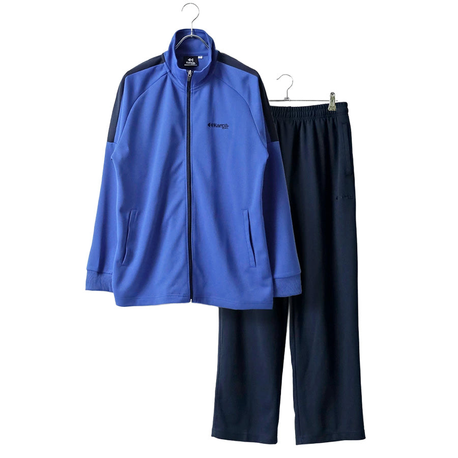 Kaepa ケイパ ジャージ 上下 メンズ セットアップ ドライ 吸汗速乾 UVカット スポーツウェア トレーニングウェア ブランド ロゴ おしゃれ トップス パンツ 長袖 大きいサイズ ゆったり かっこいい ランニングウェア 散歩（0167140067）