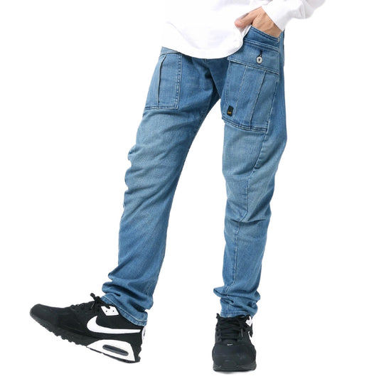Jeanism EDWIN ジーニズム エドウィン デニム カーゴパンツ ジーンズ メンズ デニムパンツ ジーパン スリム アメカジ ストレッチ 大きいサイズ 3D 立体裁断 ズボン ボトム ボトムス（4171500003）