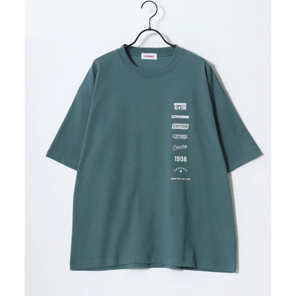 CONVERSE コンバース Tシャツ 半袖 メンズ レディース ユニセックス ブランド COOLMAX 吸水速乾 バックプリント ロゴ ワンポイント イージーケア ドライタッチ（0112281222）