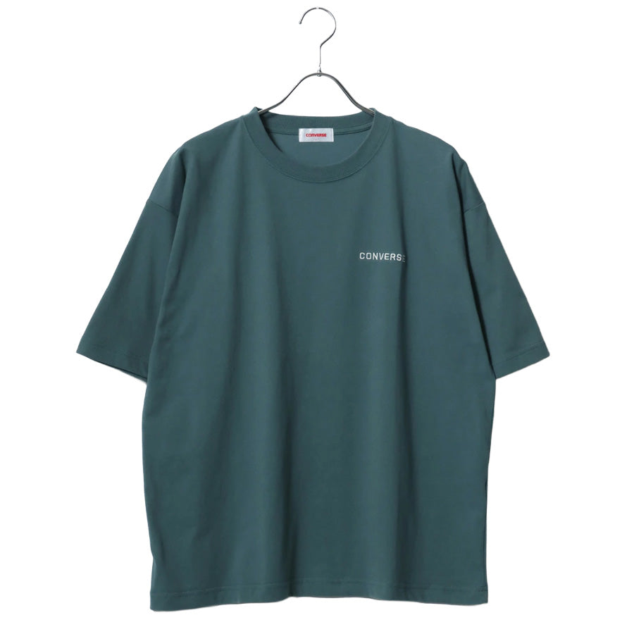 CONVERSE コンバース COOL MAX Tシャツ 半袖 メンズ レディース ユニセックス 吸水速乾 ワンポイント サガラ刺繍 トップス カットソー（0112281221）