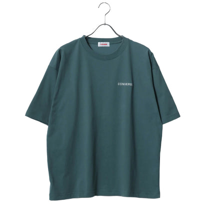 CONVERSE コンバース COOL MAX Tシャツ 半袖 メンズ レディース ユニセックス 吸水速乾 ワンポイント サガラ刺繍 トップス カットソー（0112281221）