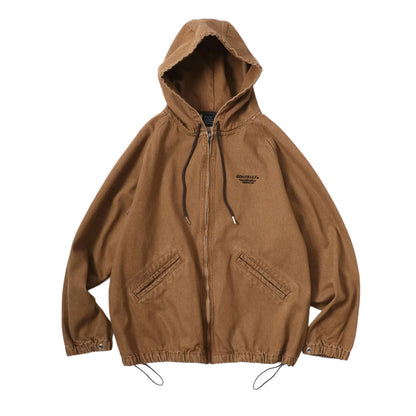 Mark Gonzales マークゴンザレス デニムジャケット メンズ フーディ 別注 オーバーサイズ デニム リアルツリーカモ ジップアップパーカー 総柄パーカー（3135030002）