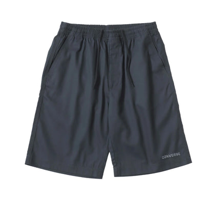 CONVERSE コンバース ツイル ハーフパンツ メンズ レディース ユニセックス 無地 ワンポイント ブランド ロゴ 刺繍 ショートパンツ 前あき 洗い加工 綿100 デイリーユース（5182280399）