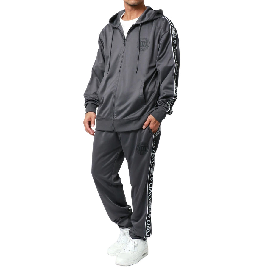 D.A.D デーアーデー セットアップ メンズ レディース ユニセックス ジャージ 上下 スポーツウェア トレーニングウェア ブランド おしゃれ トップス パンツ 長袖 大きいサイズ（0162520008）