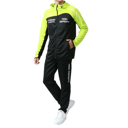 soleildor ソレイルドール スポーツウェア メンズ ジャージ 上下 セットアップ トレーニングウェア ブランド おしゃれ トップス パンツ 長袖 大きいサイズ ゆったり（0162210002）