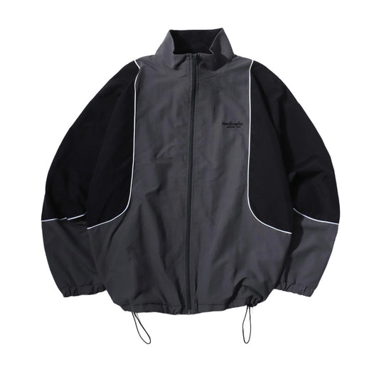 Mark Gonzales マークゴンザレス ナイロンジャケット メンズ オーバーサイズ パイピング トラックジャケット ブルゾン レディース ユニセックス（3145030004）