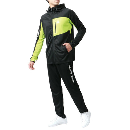 soleildor ソレイルドール スポーツウェア おしゃれ ジャージ メンズ 上下 セットアップ トレーニングウェア ブランド トップス パンツ 長袖 大きいサイズ（0162210003）