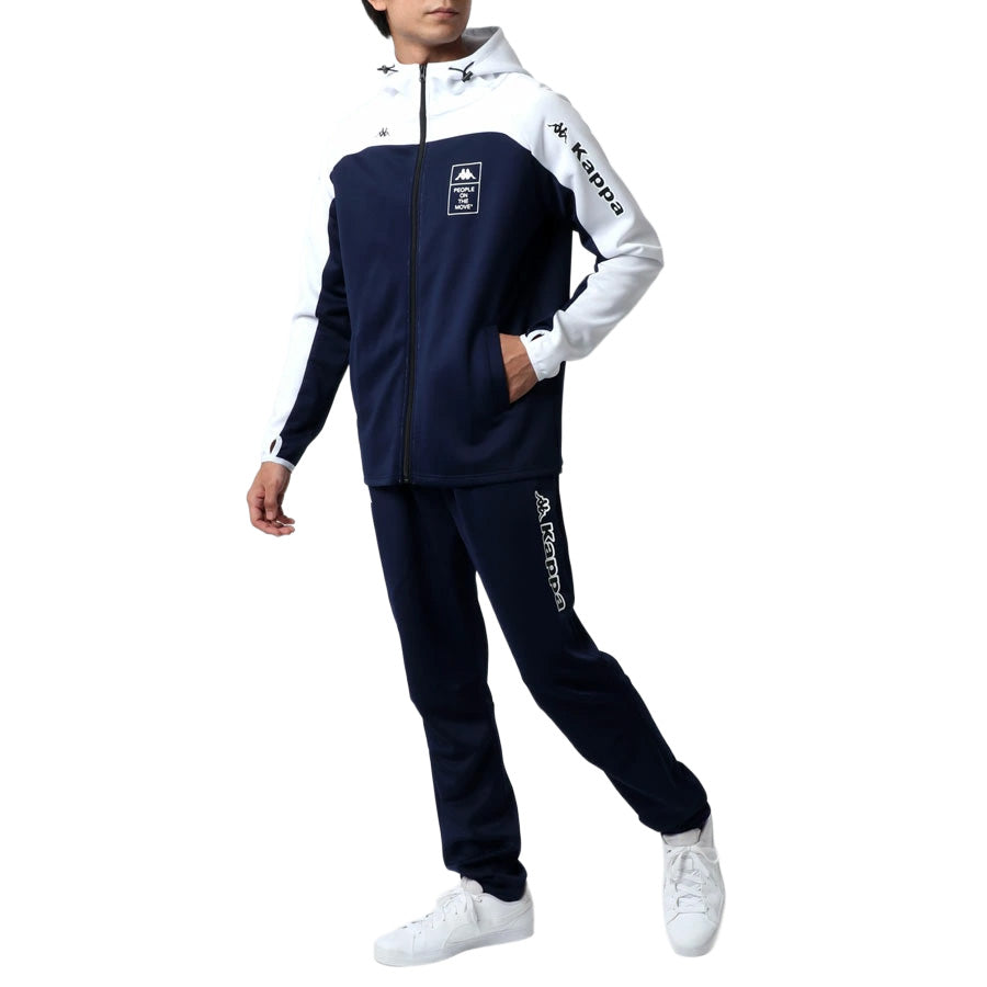 kappa カッパ ジャージ 上下 メンズ セットアップ スポーツウェア トレーニングウェア ブランド おしゃれ トップス パンツ 長袖 大きいサイズ ゆったり（0162520003）