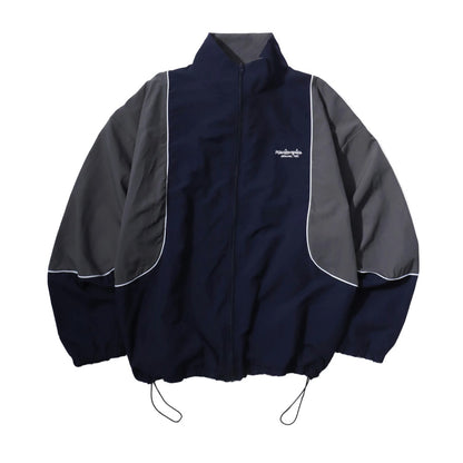 Mark Gonzales マークゴンザレス ナイロンジャケット メンズ オーバーサイズ パイピング トラックジャケット ブルゾン レディース ユニセックス（3145030004）