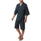 marukawa 甚平 甚兵衛 メンズ 涼しい おしゃれ 大きいサイズ じんべい jinbei しじら織 生地 半袖 上下セット 綿100 和服 和装 ルームウェア お祭り 花火大会 イベント（3192210014）