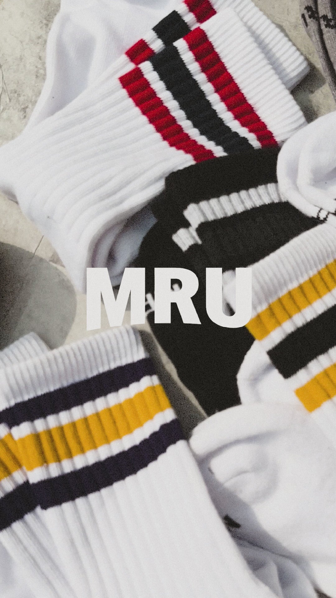MRU エムアールユー 靴下 抗菌防臭 足底クッション 6P 6足組